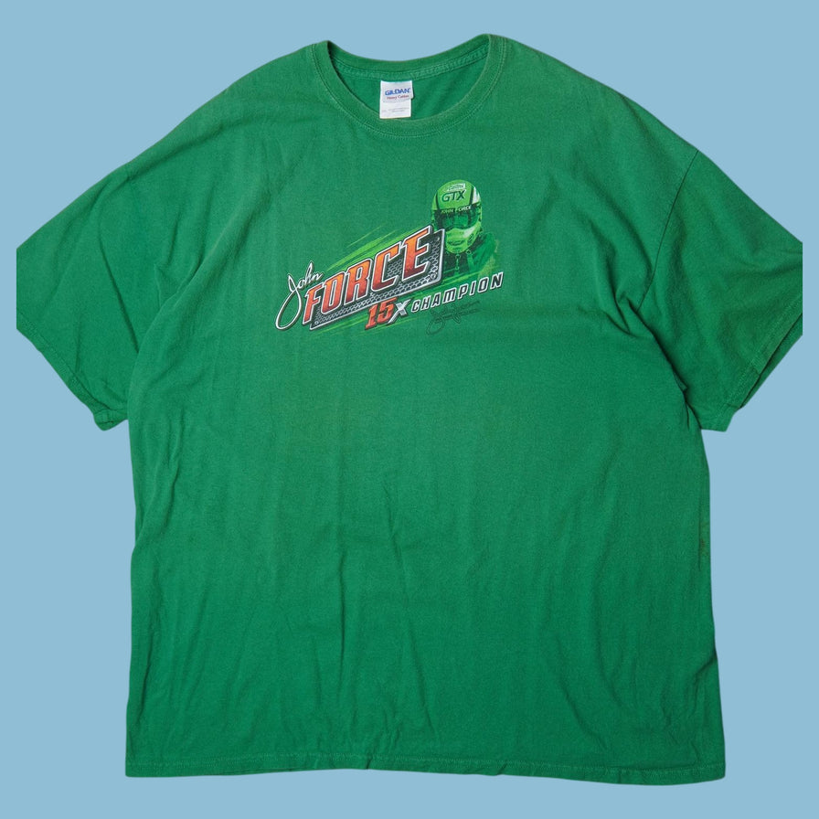 T-shirt Vintage John Force 15x Champion Nascar - 2XL