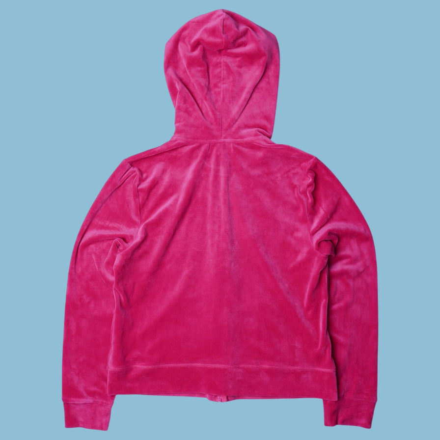 Vintage Juicy Couture 2000s Velour Hoodie - L