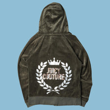 Vintage Juicy Couture 2000s Velour Hoodie - M
