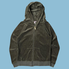 Vintage Juicy Couture 2000s Velour Hoodie - M