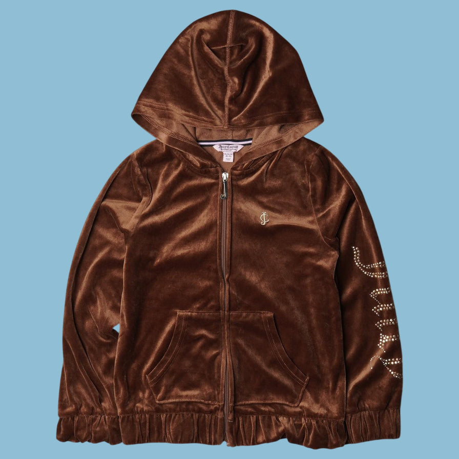 Vintage Juicy Couture 2000s Velour Hoodie - XS