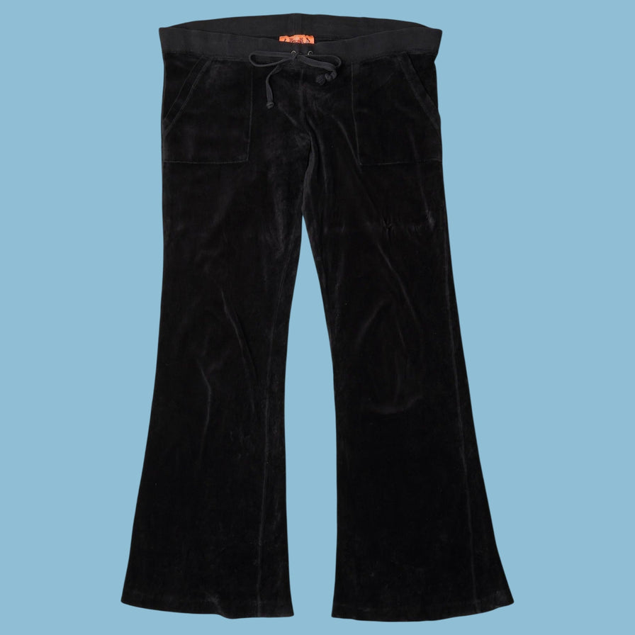 Vintage Juicy Couture 2000s Velour Hose - S