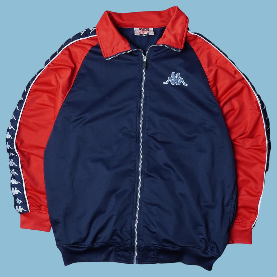 Vintage Kappa 90s Tape Logo Trainingsjacke - L