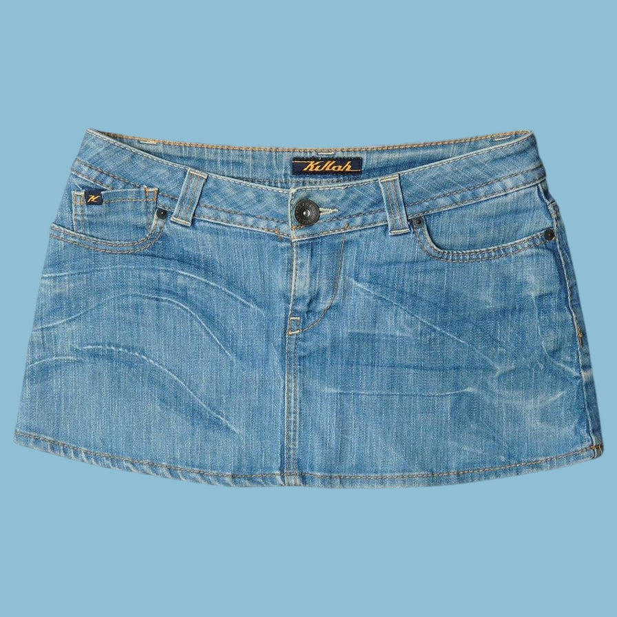 Vintage Killah 2000s Denim Minirock - M