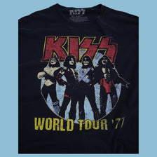 Vintage Kiss World Tour 1977 T-Shirt - XL - NFF Vintage