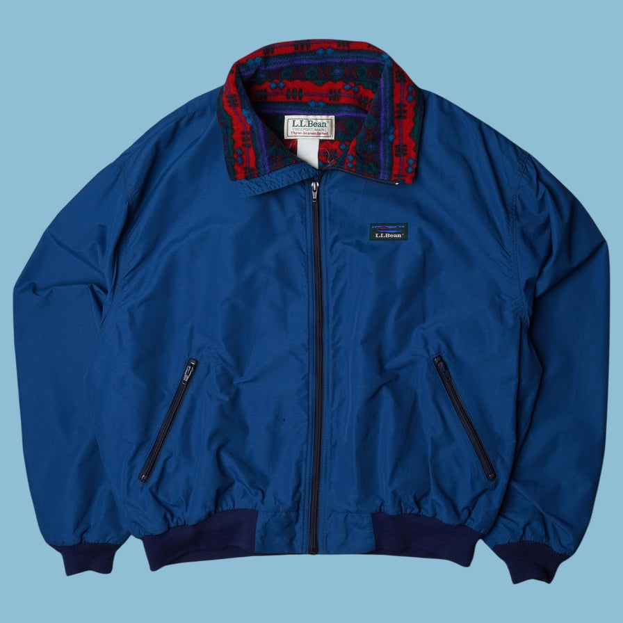 Vintage L.L. Bean 90s Fleece-Lined Jacke - L