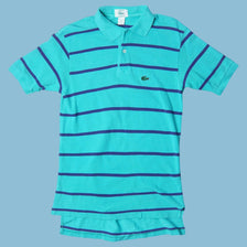 Vintage Lacoste 80s Striped Polo T-Shirt - M