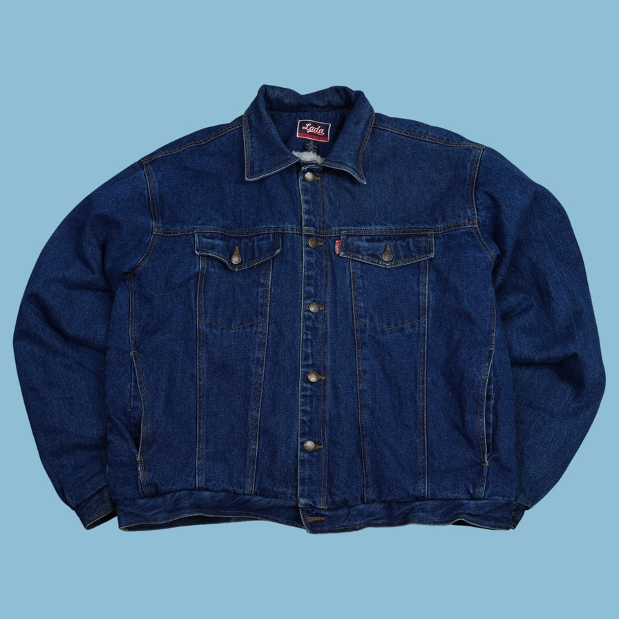 Vintage Lada 80s Fell Jeansjacke - XL - NFF Vintage