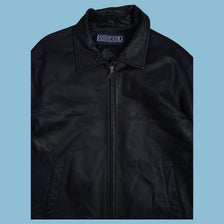 Vintage Lands End Lederjacke - L - NFF Vintage