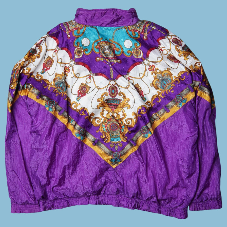 Vintage Lauren Brooke 90s Baroque Windbreaker - XL