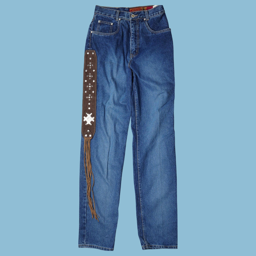 Vintage Lawman Western 90s Fransen Jeans - XS