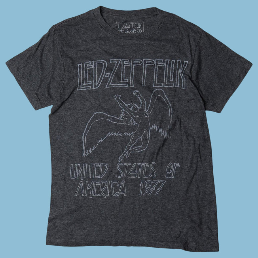 Vintage Led Zeppelin United States of America 1977 Tour T-Shirt - S