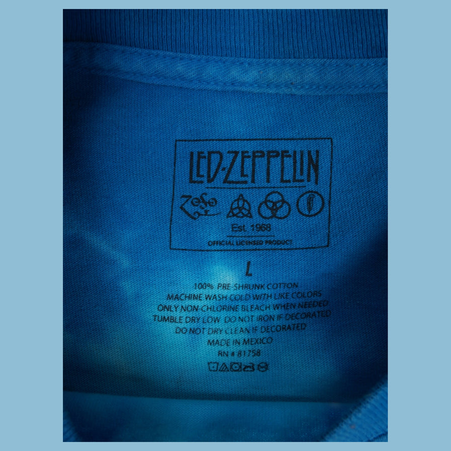 Vintage Led Zeppelin US Tour 1975 T-Shirt - L - NFF Vintage