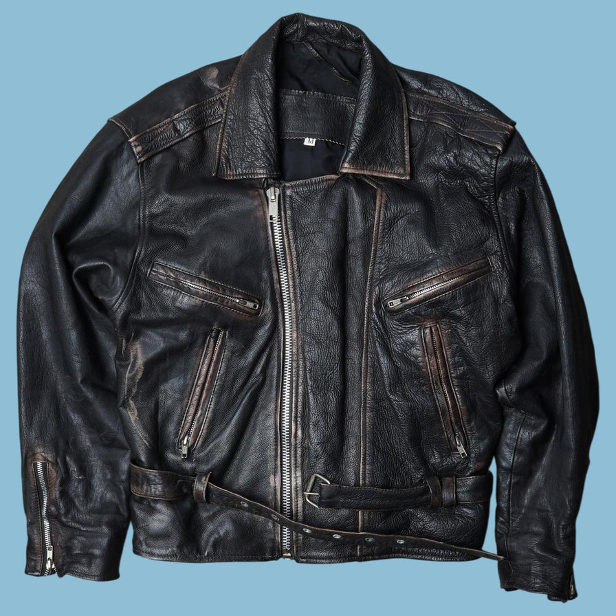 Vintage Lederjacke - M