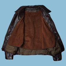 Vintage 90s Leather Jacket - M