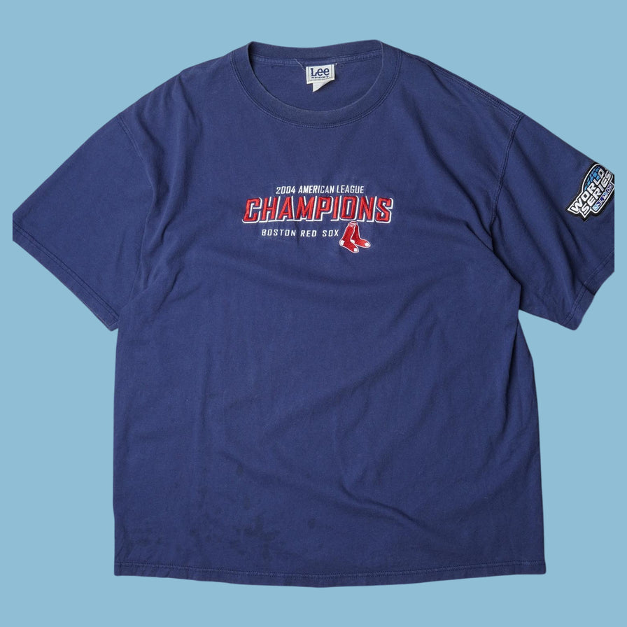 Vintage Lee 2000s Boston Red Sox American League Champions T-Shirt - XL
