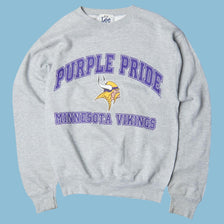 Vintage Lee 90s Minnesota Vikings Purple Pride Sweater - L