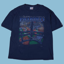 Vintage Lee 90s New England Patriots NFL T-Shirt - 2XL