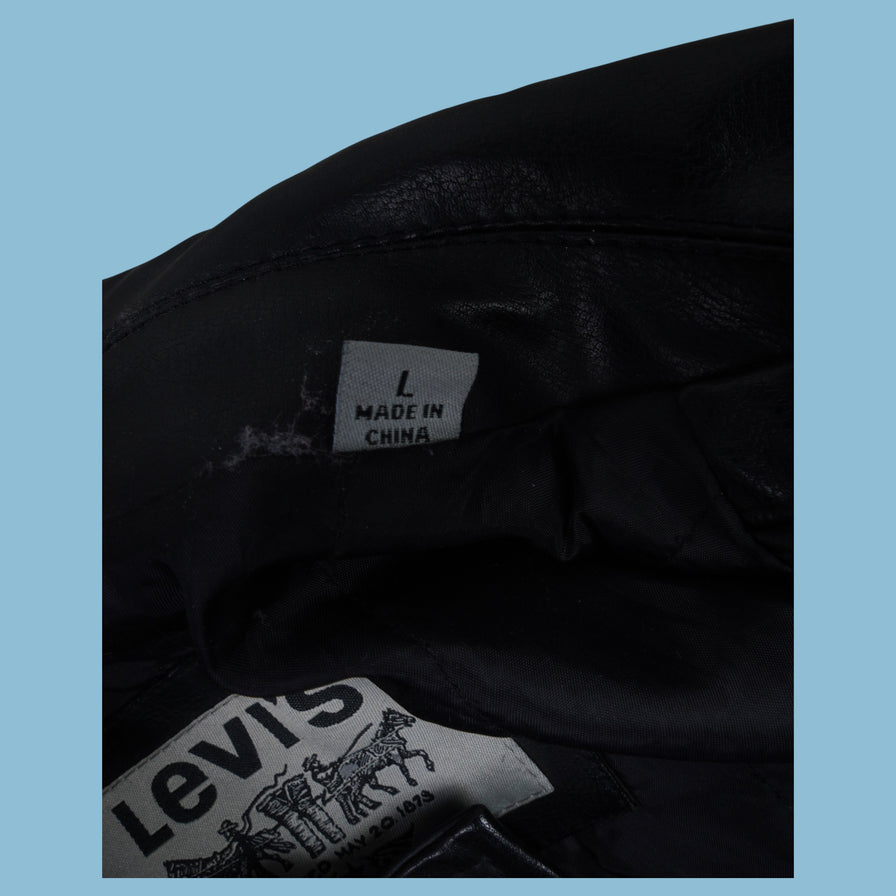 Vintage Levi's Lederjacke - L - NFF Vintage