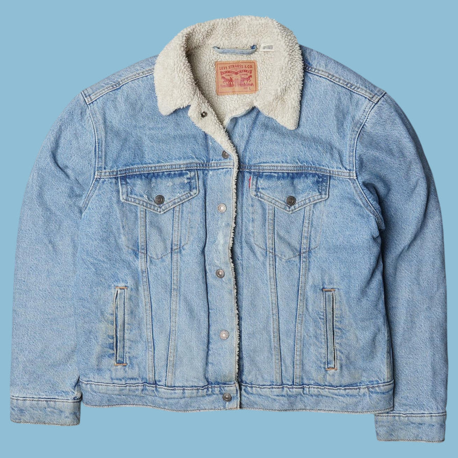 Vintage Levi's Sherpa Jeansjacke - L