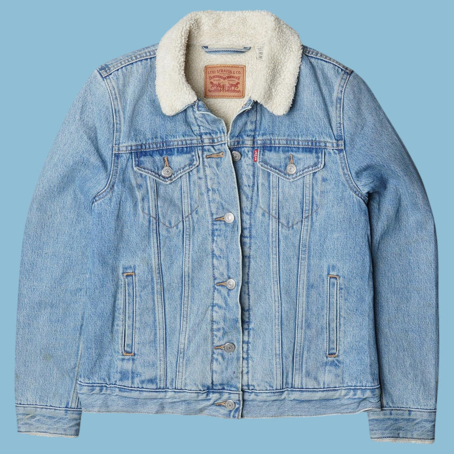 Vintage Levi's Sherpa Jeansjacke - S