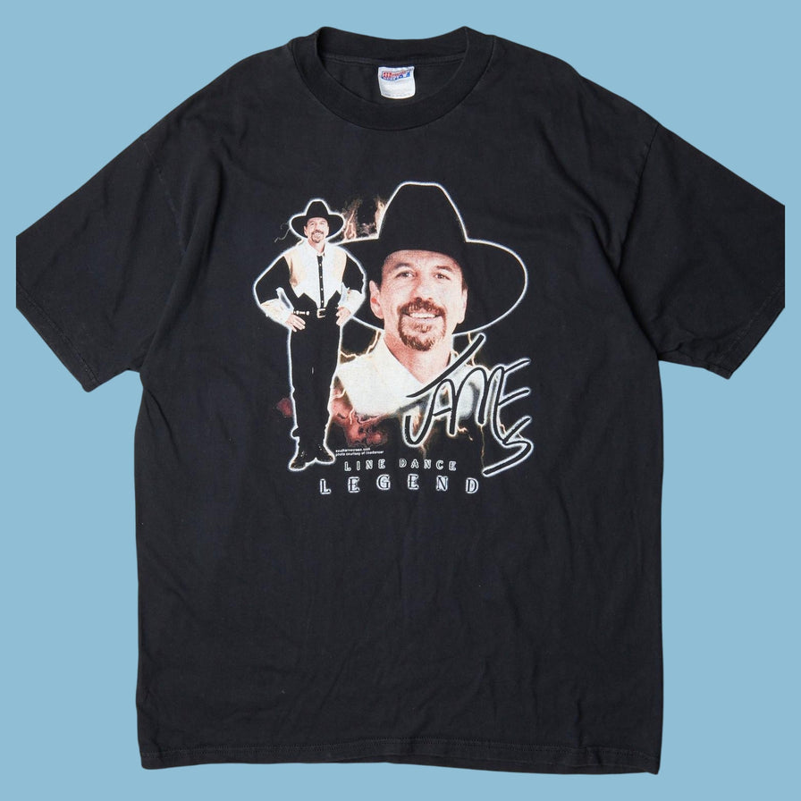 Vintage Line Dance Legend James T-Shirt - XL