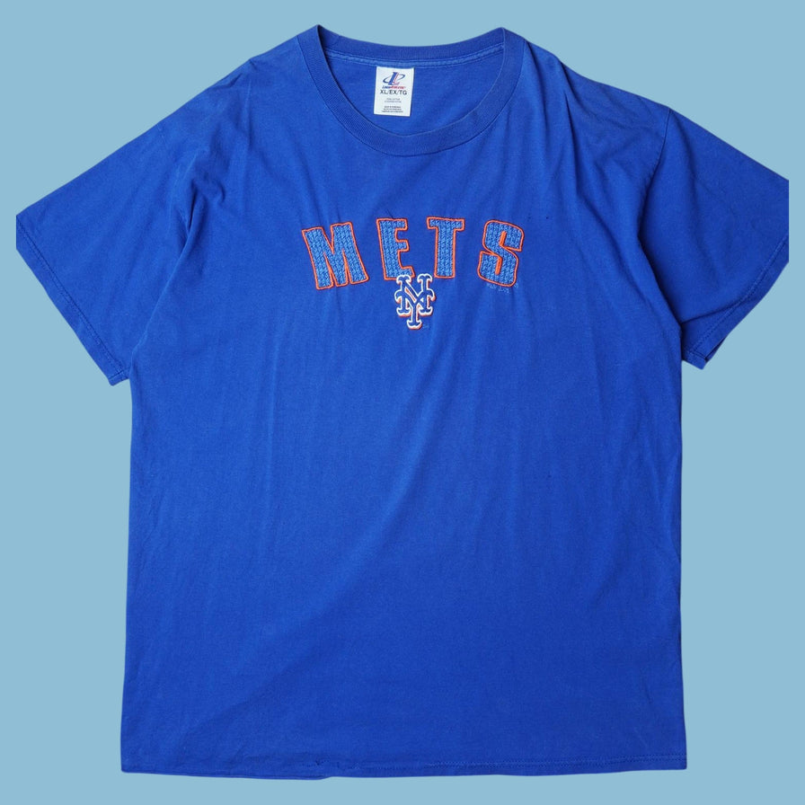 Vintage Logo Athletic 90s Mets T-Shirt - XL