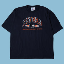 T-shirt vintage Logo Athletic années 90 Philadelphia Flyers NHL - XL
