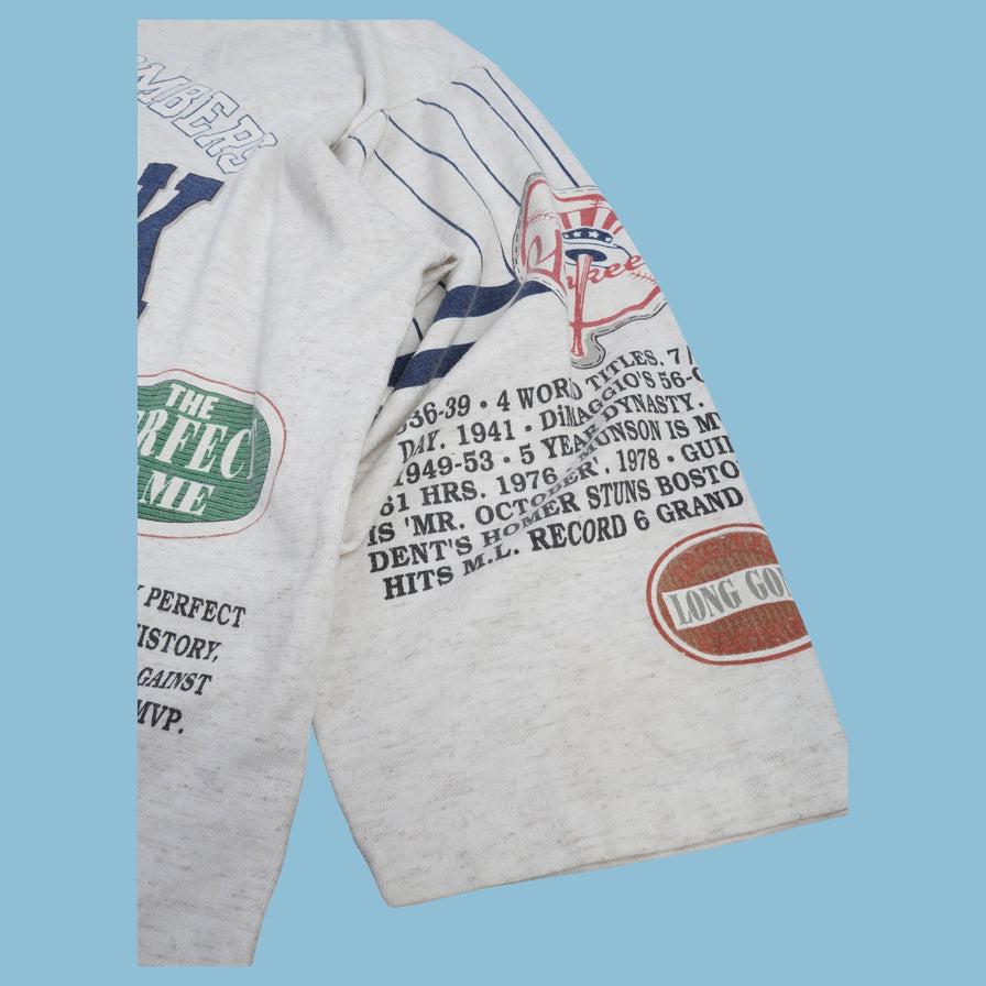 Vintage Long Gone 90er New York Yankees Langarmshirt - XL - NFF Vintage