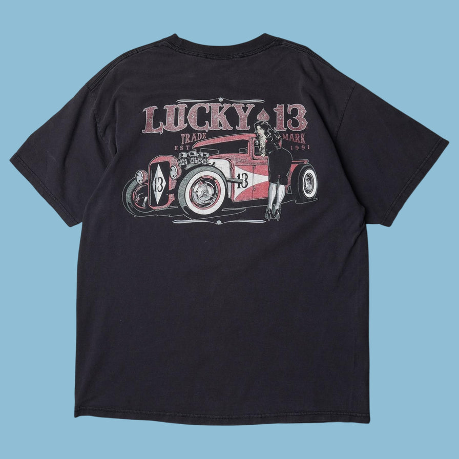 Vintage Lucky 13 90s T-Shirt - L