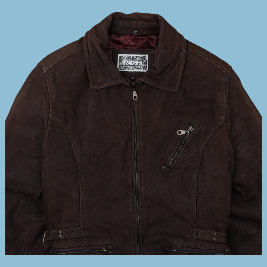 Vintage M.G.R. Wildleder Lederjacke - M