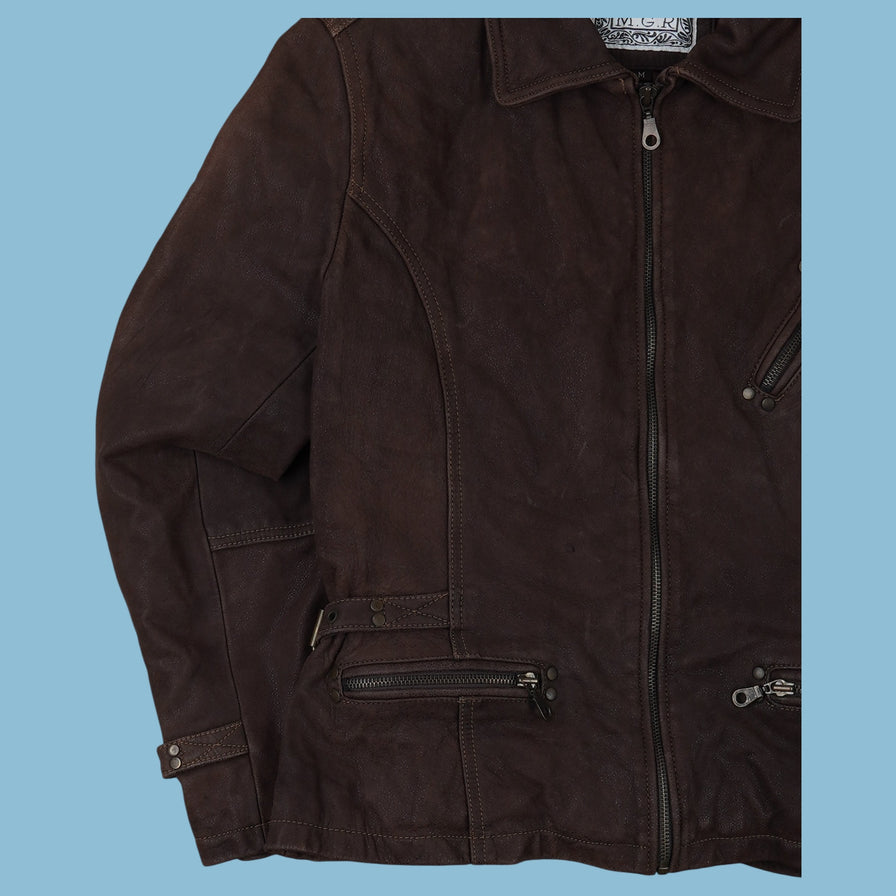 Vintage M.G.R. Wildleder Lederjacke - M
