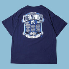 Vintage Majestic 2000s New York Yankees Champions T-Shirt - XL