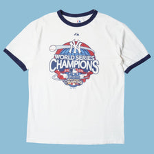 Vintage Majestic 2000s New York Yankees World Series Champions T-Shirt - L