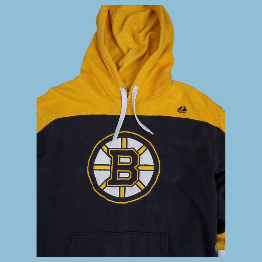 Vintage Majestic Boston Bruins Hoodie - M - NFF Vintage