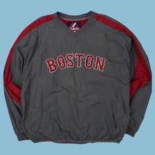 Vintage Majestic Boston Red Sox Windbreaker Jacke - XL