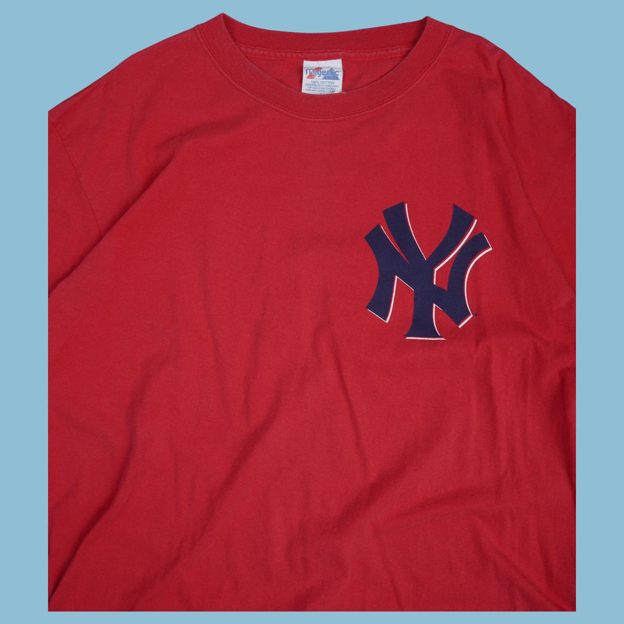 Vintage Majestic New York Yankees Derek Jeter 2 T-Shirt - L - NFF Vintage