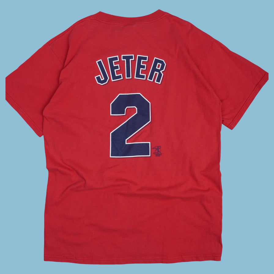 Vintage Majestic New York Yankees Derek Jeter 2 T-Shirt - L - NFF Vintage
