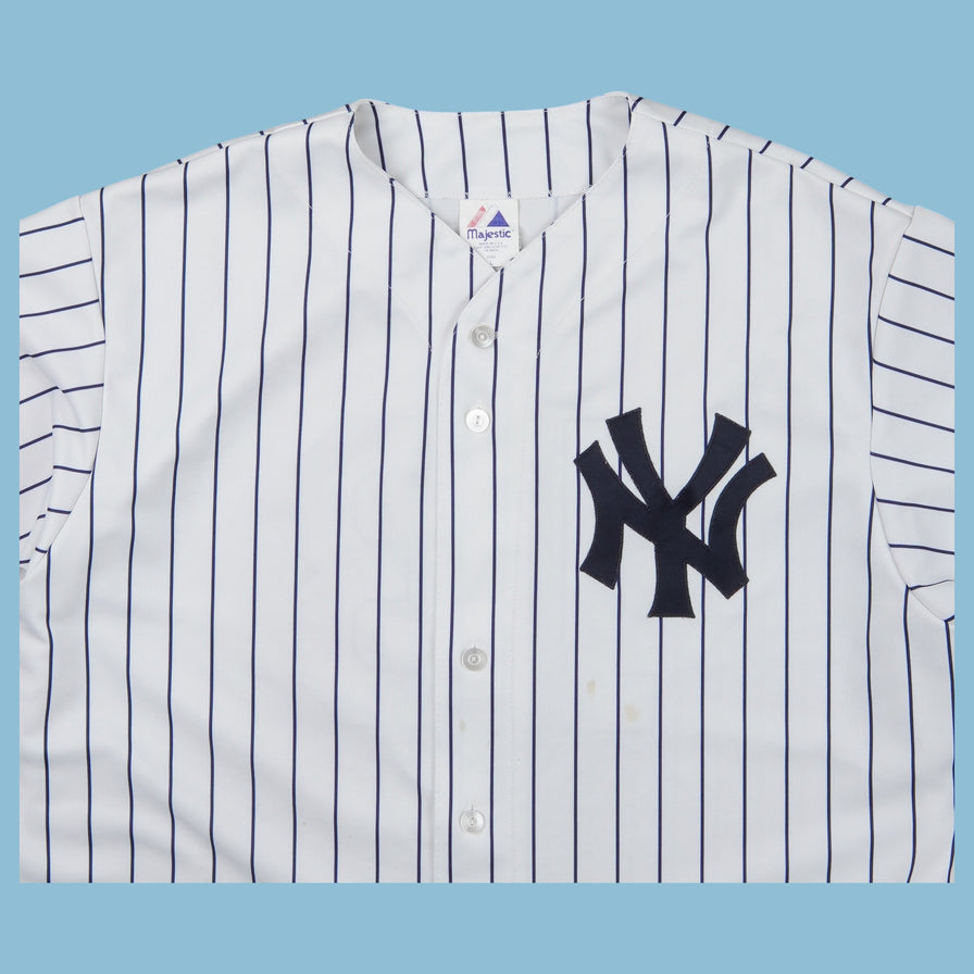 Vintage Majestic New York Yankees Trikot Baseball Shirt - XL