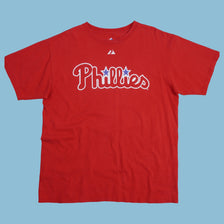 Vintage Majestic Philadelphia Phillies Baseball T-Shirt - L - NFF Vintage