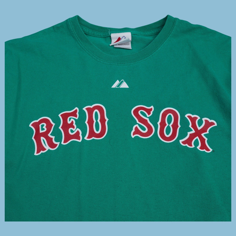 Vintage Majestic Red Sox Skinner 08 T-Shirt - L - NFF Vintage