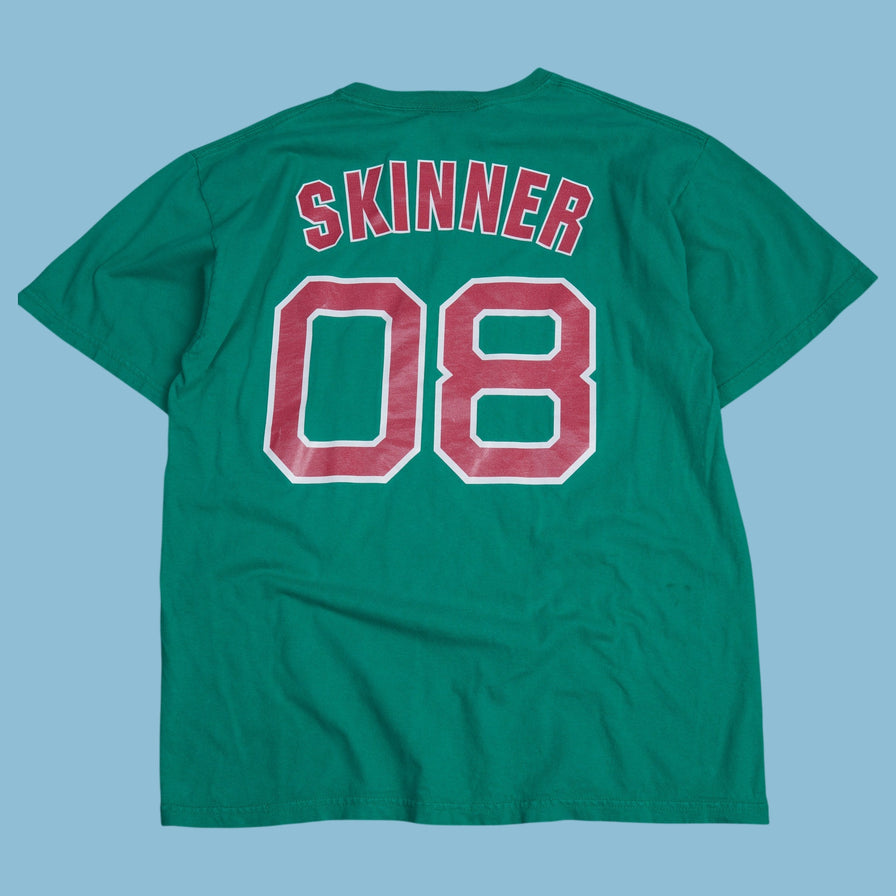 Vintage Majestic Red Sox Skinner 08 T-Shirt - L - NFF Vintage