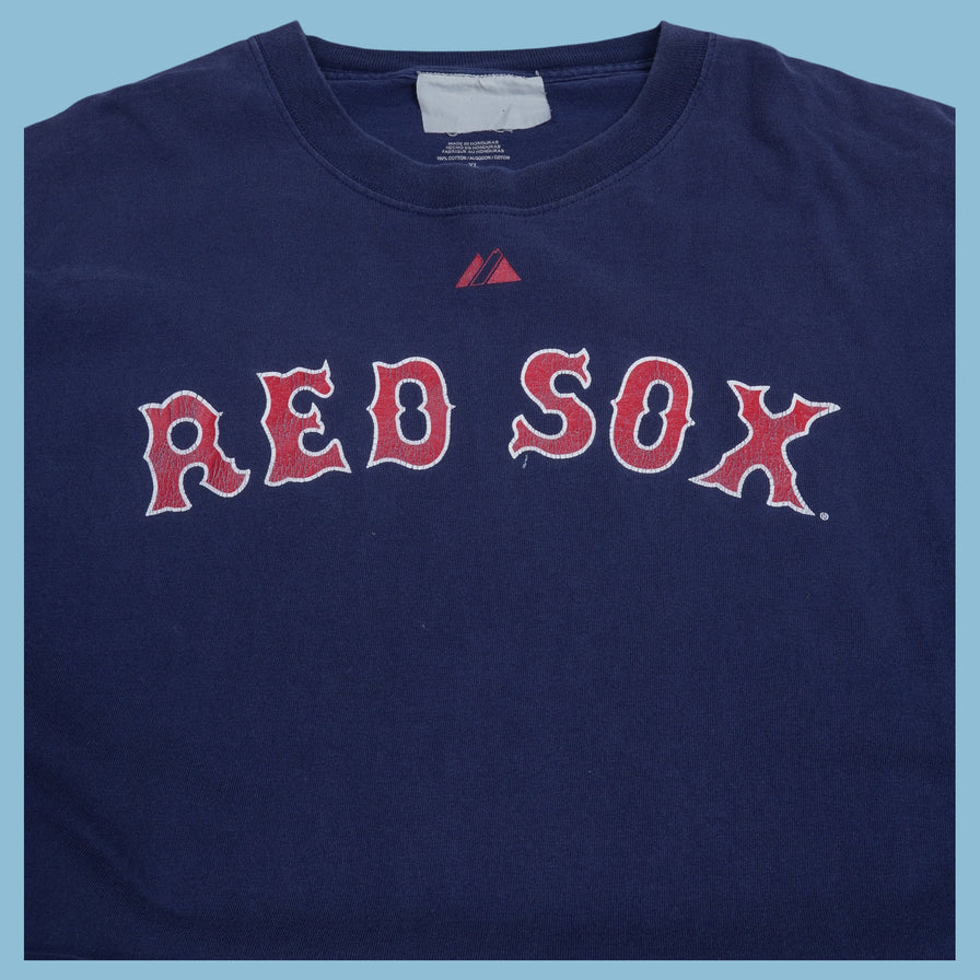 Vintage Majestic Boston Red Sox David Ortiz 34 T-Shirt - XL - NFF Vintage