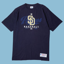 Vintage Majestic San Diego Padres Baseball T-Shirt - M