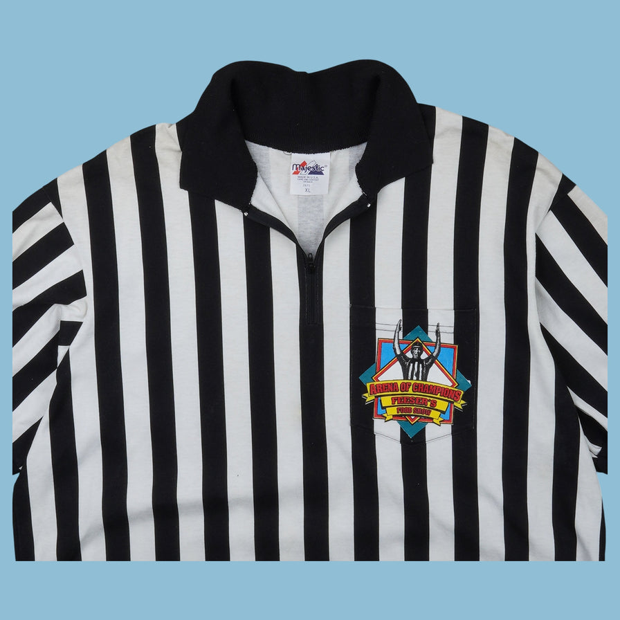 Vintage 90s Majestic Schiedsrichter Shirt - XL