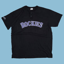 Vintage 90s Majestic Colorado Rockies 17 Williams T-Shirt - XL - NFF Vintage