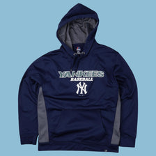 Sweat à capuche vintage Majestic Yankees de baseball - M