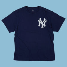 T-shirt vintage Majestic New York Yankees des années 90 - L