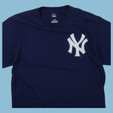 T-shirt vintage Majestic New York Yankees des années 90 - L