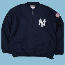 Coupe-vent zippé Majestic Yankees des années 90 - XL